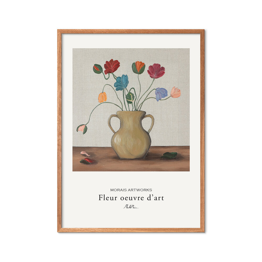 Morais Artworks Fleur oeuvre d’art plakat